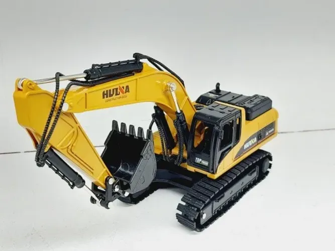 Escavadeira Excavator Hui Na Toys 1/50 Caixa