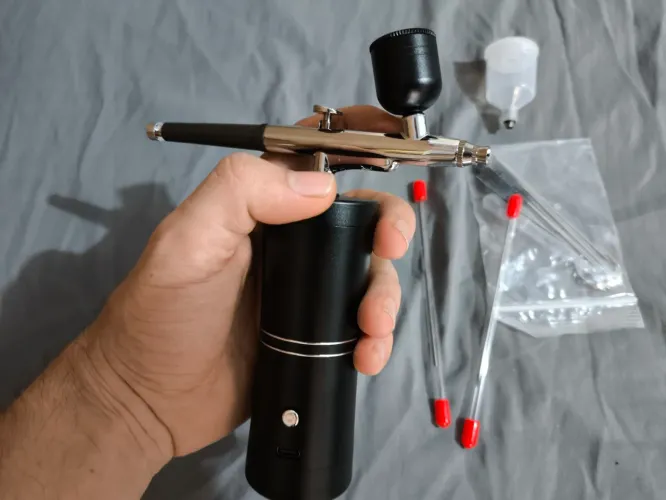 Pistola de pintura Airbrush profissional aerografo 