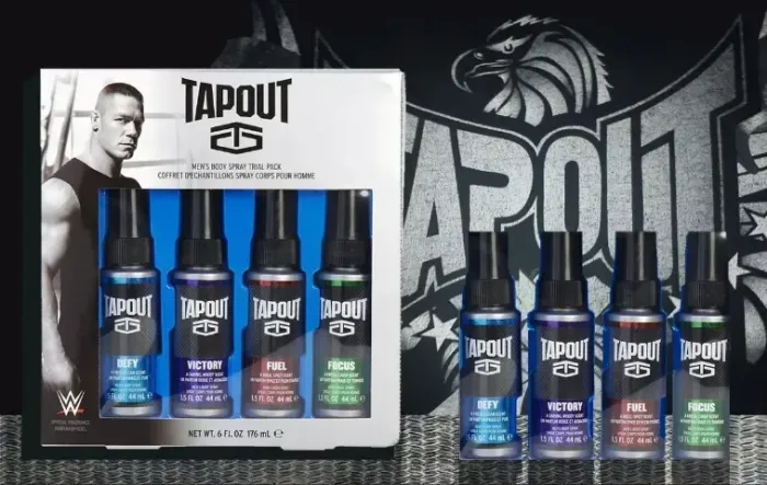 Perfume Tapout Masculino Body Spray John Cena 4x Unid. Ufc