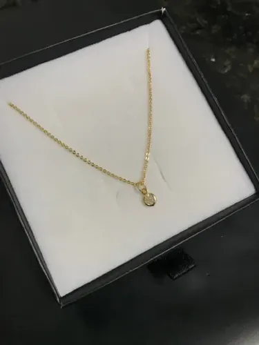 Colar ponto de luz | Camadas em ouro