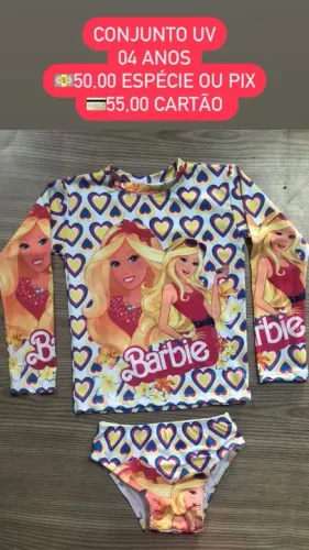Conjunto de proteção UV infantil 