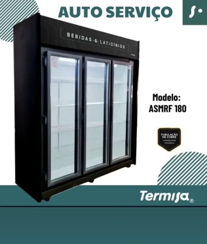 Refrigerador Expositor para Bebidas e Laticínios