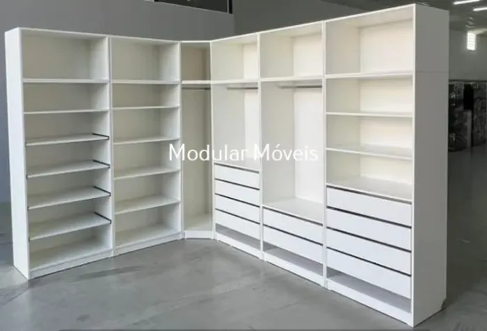 Closet Completo 6 Modulados 220 cm Altura