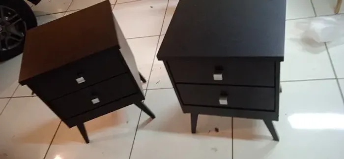 Promoção Mesa de Cabeceira Preta - JFR6 