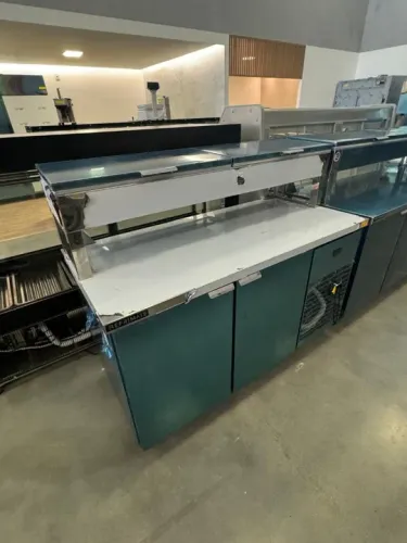 Balcão de Serviço Refrigerado Condimentador 1,50 metros nova 
