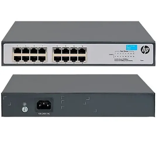 Switch Hp OfficeConnect 1420-16G JH016A 16 Portas Gigabit 