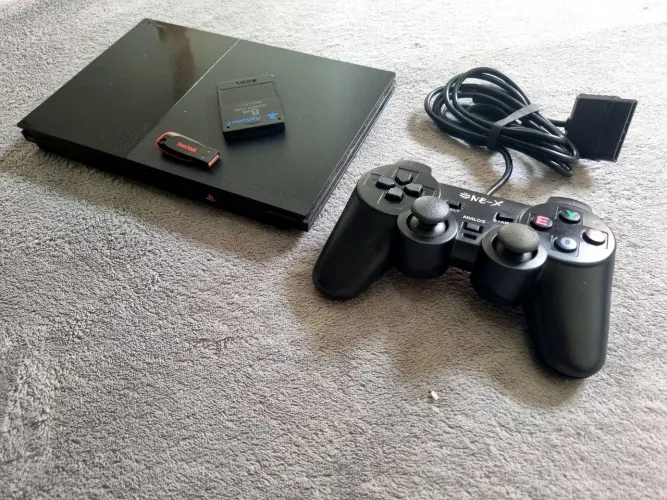 Playstation 2 Completo com Acessórios