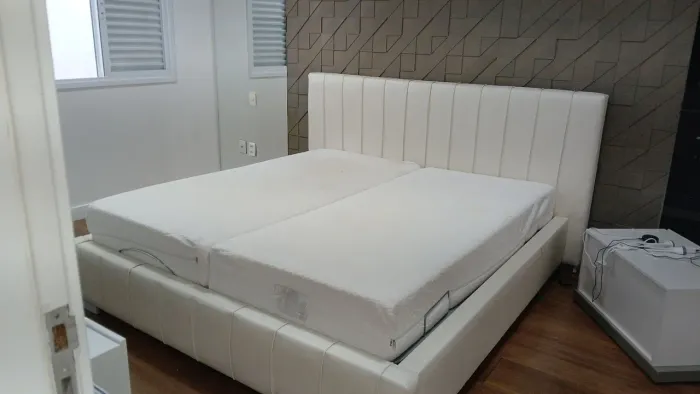 Cabeceira de cama com base fabricação feito sob medida e encomenda