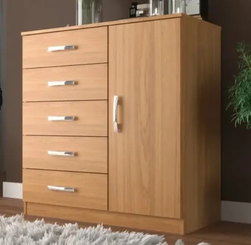 Cômoda 5 Gavetas com Sapateira Fiote