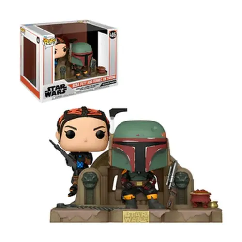 Funko Pop! Star Wars: Boba Fett and Fennec Shand Throne Room