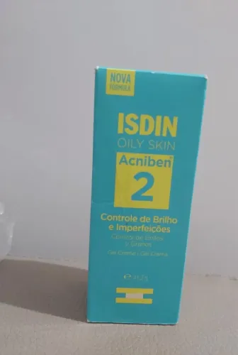 Isdin Gel Creme Hidratante Facial Novo 2 Controle de Brilho e Imperfeições Oily Skin 41,2g