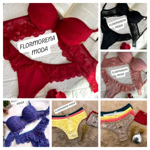 Conjunto de lingerie de luxo