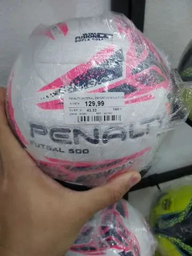 Bola de Futebol Penalty Futsal 500 - Nova
