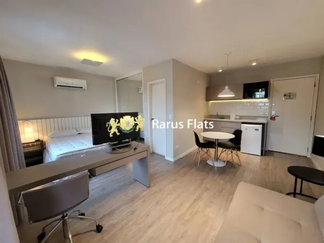 Flat para alugar no Itaim Bibi - Edifício New City (Ramada Suites)