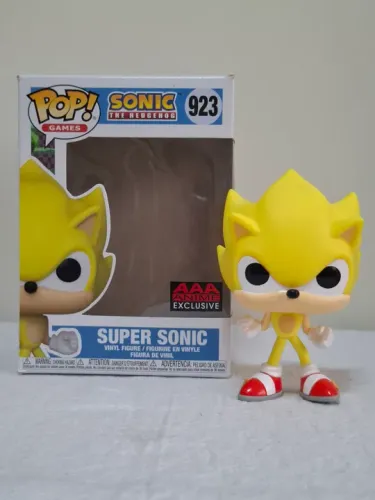 Funko Pop Super Sonic AAA Exclusive (ver descrição)
