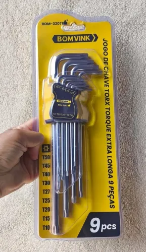 Kit Chave Torx 9 Peças
