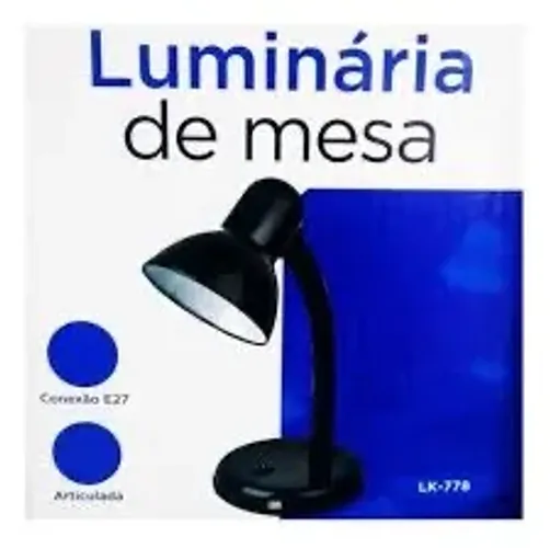Luminária de Mesa Articulável - E27