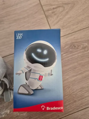Boneco Promocional Robô Link 237 Bradesco 2011