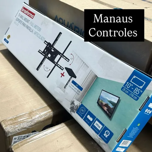 Suporte para TV  10-85 polegadas trilho articulado 