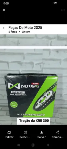 Kit Transmissão Tração XRE 300