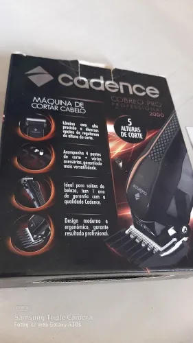 Máquina de Cortar Cabelo Cadence Profissional 5 Alturas de Corte