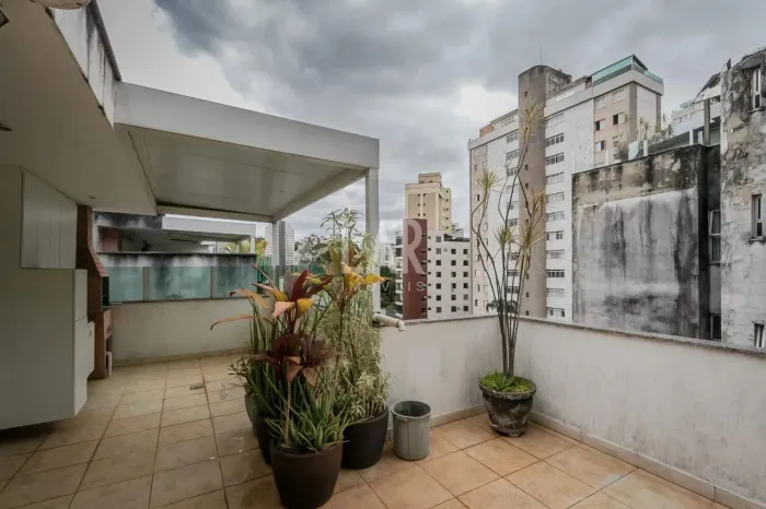 Cobertura à venda, 2 quartos, 1 suíte, 2 vagas, Santo Antônio - Belo Horizonte/MG