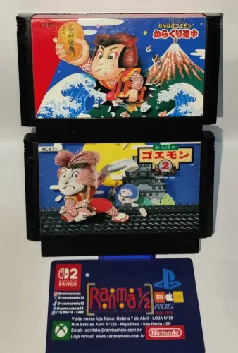 Gambare Goemon 1 e 2 Famicom/NES e Clones 