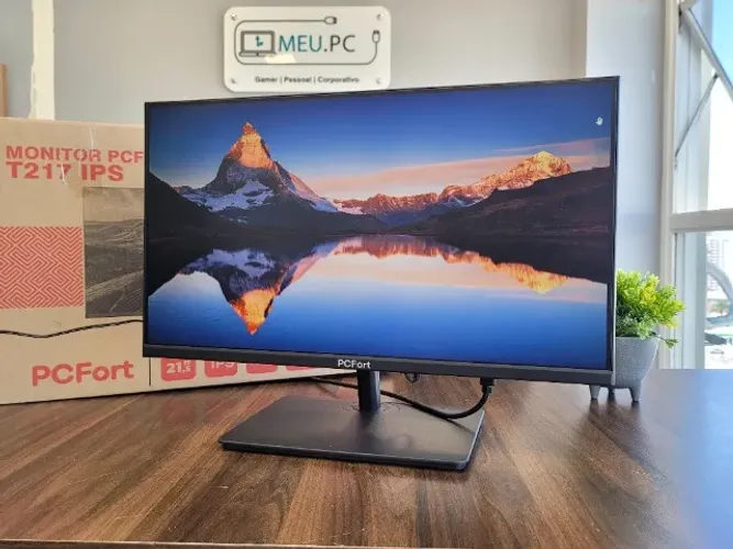 Novo - Monitor PCFort 21.5" | IPS | 75hz | HDMI/VGA | VESA - T217