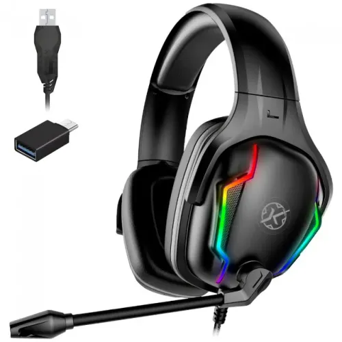Headset Gamer Kalkan Munin, RGB, Drivers de 50mm, 7.1 Virtual Surround, KLK00022 - WZetta