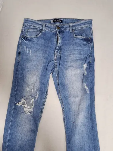 Calça Jeans Azul Destroyed - Youcom