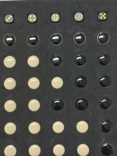 Tabuleiro de gamão completo em alumínio 