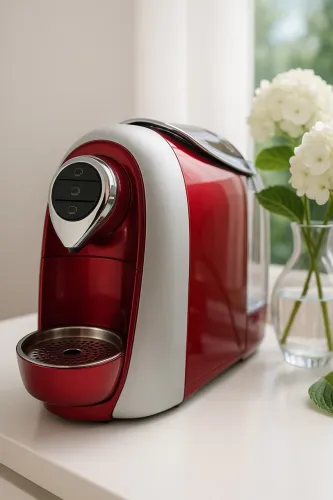 Máquina de café expresso compacta e elegante
