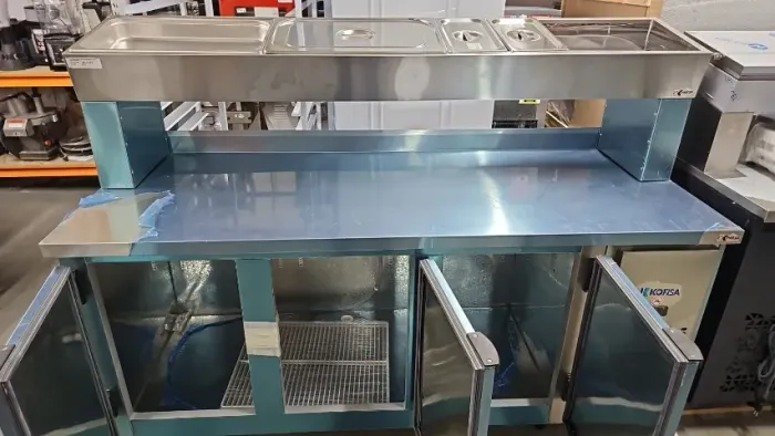 Condimentadora inox refrigerada 1,85m Kofisa (IRIS)