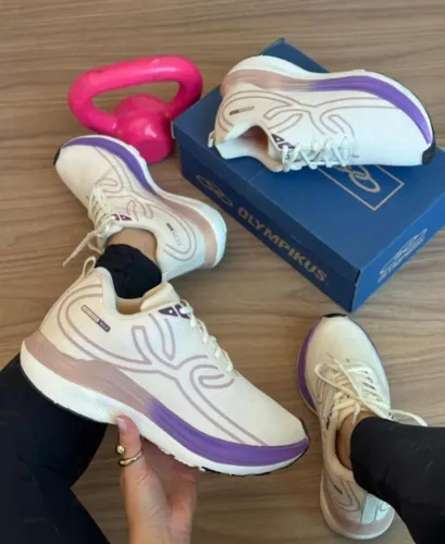 Tenis Olympikus Branco Feminino Sport Pronta Entrega