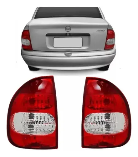 Lanterna Traseira Direita Corsa Sedan Cristal 2000 2010