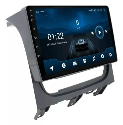 Central Multimídia Android 9 Pol. Carplay/a. Auto s/ fio Palio,Strada,Siena 2013 a 2019