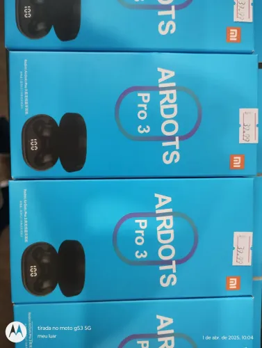 Fone de Ouvido Bluetooth Redmi AirDots Pro 3 - Novo