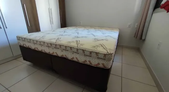 Cama box colchão d33 e suporte NovA