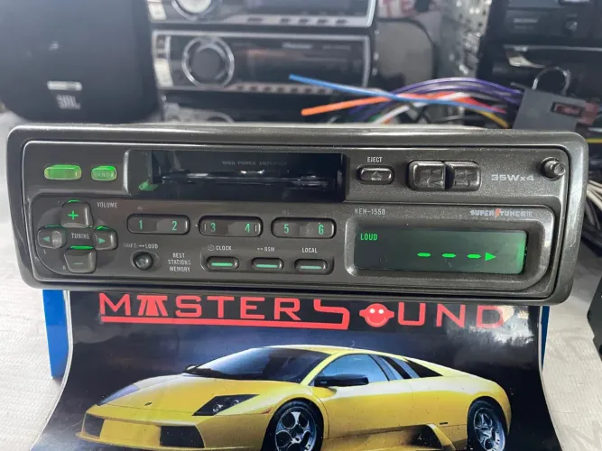 Toca fita rádio pioneer keh-1550 lindo aparelho com Bluetooth raridade show so 699,00