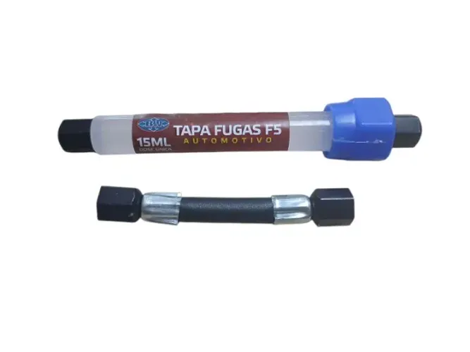 Tapa Fugas F5 Automotivo Brasweld 15ml C/ Mangueira