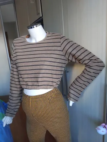 Blusa gestante manga longa G e GG
