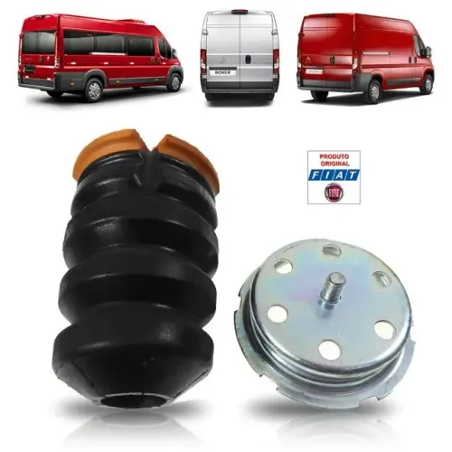 BATENTE DO AMORTECEDOR (MOLA) TRASEIRA C/ SUPORTE ORIGINAL FIAT DUCATO 2018 A 2021