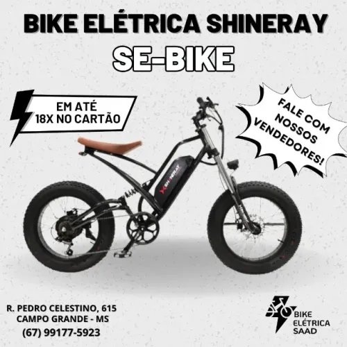 Bike Elétrica Shineray SE-BIKE - zero KM - melhores condições
