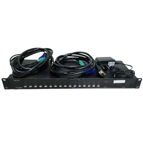 Server Switch Chaveador D-Link KVM 16 portas KVM-450