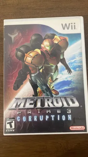 Metroid Prime 3 Corruption - Nintendo Wii Usado Mídia Física