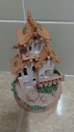 Miniatura de Casa Decorativa Artesanal