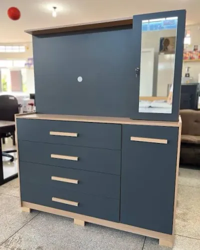 Cômoda com painel Ilhabela com espelho / ENTREGA HOJE !!! 