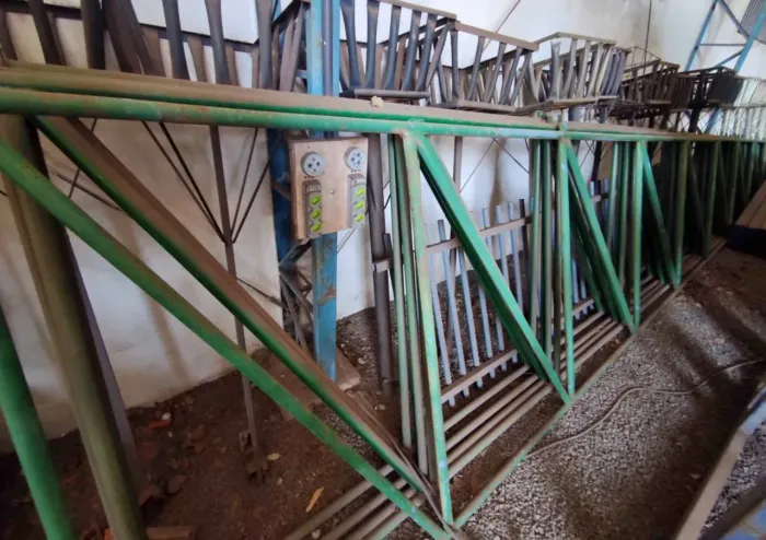 Estrutura metálica para cobertura