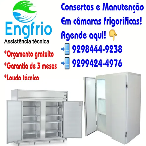 Câmara frigorífica em gerais! Orçamento gratuito.