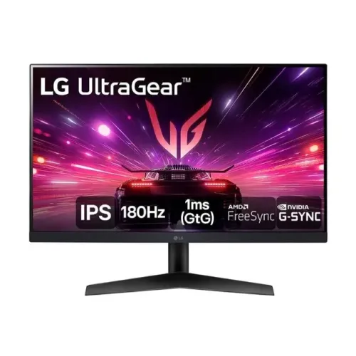 Monitor Gamer LG UltraGear 24", FHD, 180Hz, 1ms, IPS, DP e HDMI, HDR10, FreeSync, G-Sync